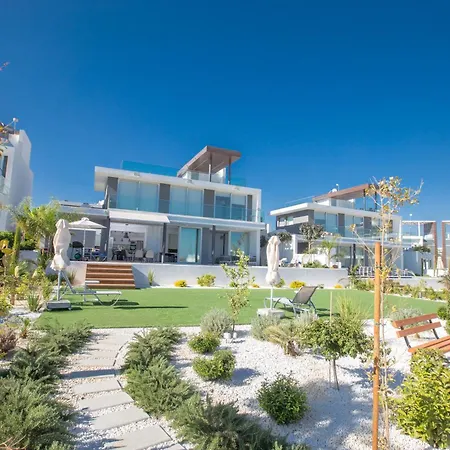 בית נופש Ferienvilla Olivine Pearl Mit Meerblick פרוטאראס